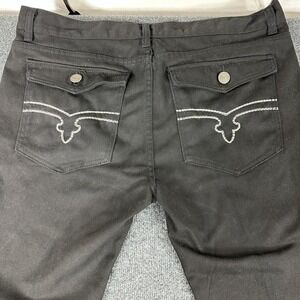 JEANETIX Black Men's‎ Western Style Embroidered Pocket Jeans Size 38